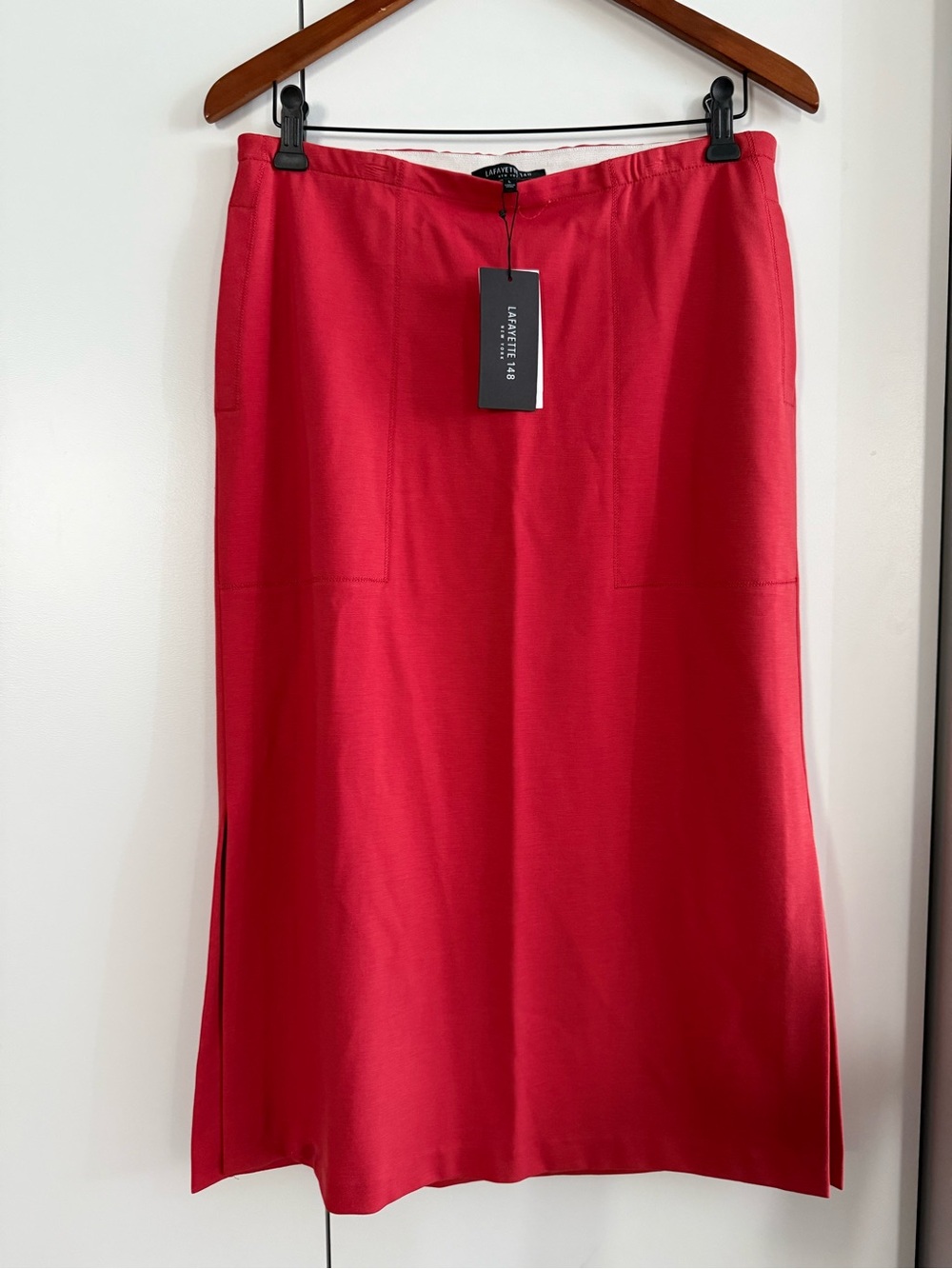 Lafayette 148 New York Straight Midi Pencil Skirt